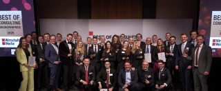 OMMAX wins 1st place in the category Female Trailblazer for Dr. Anja Konhäuser and 2nd place in the category Technolgies at Wirtschaftswoche Best of Consulting 2025.